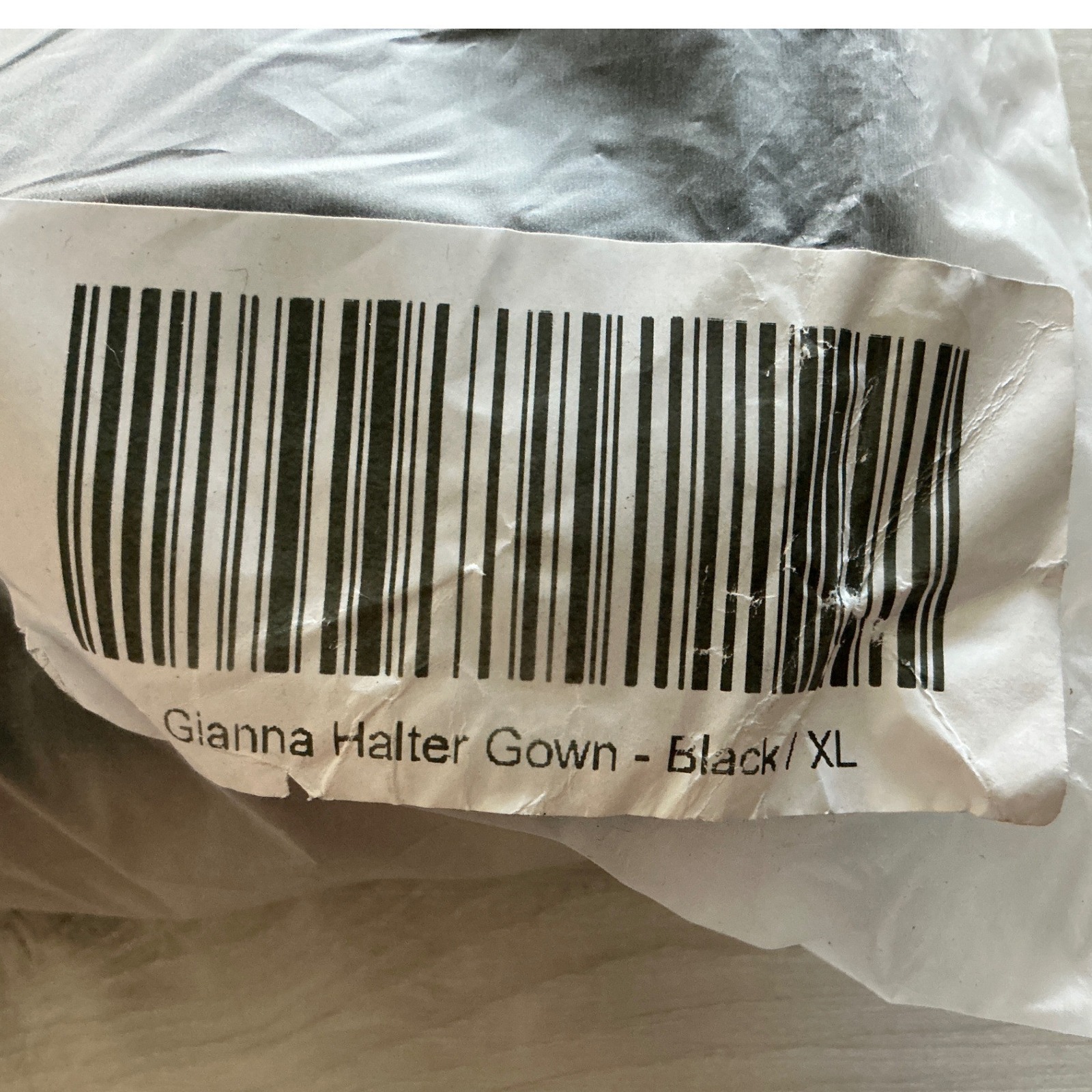 Yg Collection Gianna Halter Gown Black Xl New With Tags — image 5 of 7